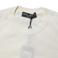 Dolce & Gabbana Cream Short Sleeve Silk Round Neck Blouse Top