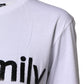 Dolce & Gabbana White #DGFAMILY Embroidery Cotton T-shirt
