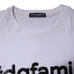 Dolce & Gabbana White #DGFAMILY Embroidery Cotton T-shirt