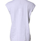Dolce & Gabbana White Cotton Sleeveless Round Neck Tank Top
