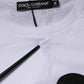 Dolce & Gabbana White #DGFAMILY Embroidery Cotton T-shirt