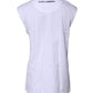 Dolce & Gabbana White Cotton Sleeveless Printed Tank T-shirt