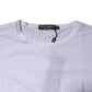Dolce & Gabbana White Short Sleeves Round Neck Top T-shirt
