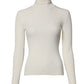 Dolce & Gabbana Cream Long Sleeves Turtleneck Slim Sweater