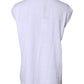 Dolce & Gabbana White Cotton Sleeveless Round Neck Tank Top
