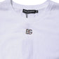 Dolce & Gabbana White Cotton Sleeveless Round Neck Tank Top