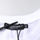 Dolce & Gabbana White Cotton Sleeveless Round Neck Tank Top