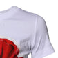 Dolce & Gabbana White Floral Print Cotton Crew Neck T-shirt