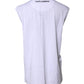 Dolce & Gabbana White Cotton Sleeveless Printed Tank T-shirt