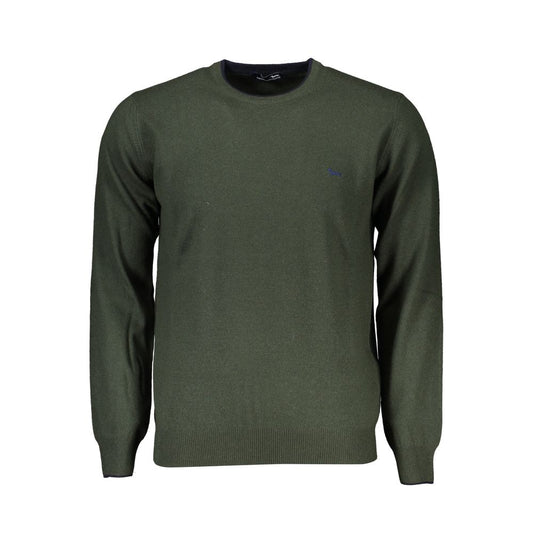 Harmont & Blaine Chic Green Crew Neck Designer Sweater Mens Sweater