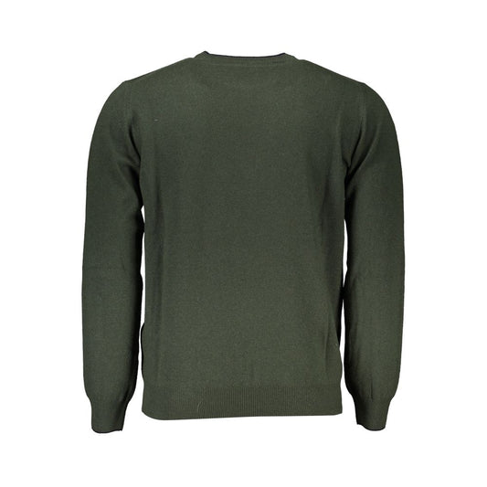 Harmont & Blaine Chic Green Crew Neck Designer Sweater Mens Sweater