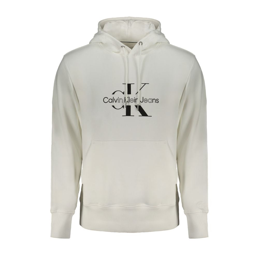 Calvin Klein White Cotton Men Sweater Mens Sweater