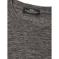 Corneliani Gray Wool T-Shirt Mens T-Shirt