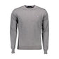 Harmont & Blaine Gray Wool Men Sweater Mens Sweater