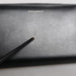 Dolce & Gabbana Black Blue Exotic Leather Embossed Continental Wallet