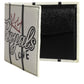 Dolce & Gabbana White Leather DG Crown Royals Bifold Card Holder Wallet