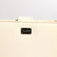 Dolce & Gabbana Ivory Calf Leather Compact Logo Plaque Card Holder Wallet