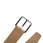 Dolce & Gabbana Brown Leather Classic Metal Logo Buckle Belt