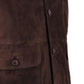 Emilio Romanelli Brown Calfskin Men Bomber Jacket