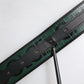 Dolce & Gabbana Green Black Classic Metal Logo Buckle Belt