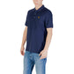Lyle & Scott Blue Cotton Polo Shirt Mens T-Shirt