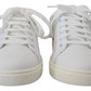 Dolce & Gabbana White Classic Sneakers Women Leather Shoes