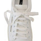 Dolce & Gabbana White Classic Sneakers Women Leather Shoes