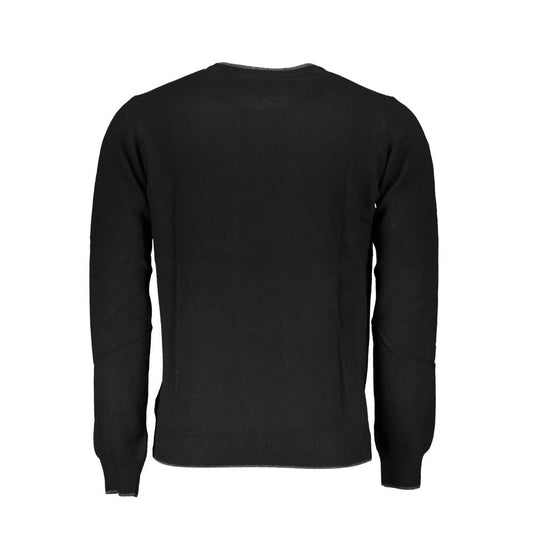North Sails Black Polyamide Men Sweater Mens Sweater
