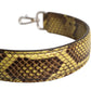 Dolce & Gabbana Yellow Exotic Leather Bag Shoulder Strap
