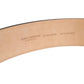 Dolce & Gabbana Brown Logo Engraved Metal Waist Buckle Belt
