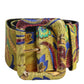 Dolce & Gabbana Multicolor Floral Jacquard Wide Waist Belt