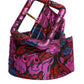 Dolce & Gabbana Multicolor Floral Jacquard Lurex Wide Waist Buckle Belt