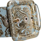 Dolce & Gabbana Multicolor Floral Jacquard Wide Waist Belt