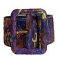 Dolce & Gabbana Multicolor Floral Jacquard Lurex Wide Waist Buckle Belt