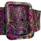 Dolce & Gabbana Multicolor Floral Jacquard Wide Waist Belt