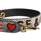 Dolce & Gabbana Multicolor DG AMORE Patch Bag Shoulder Strap