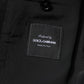 Dolce & Gabbana Black Wool Slim Fit Coat Blazer Jacket Suit