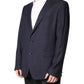 Dolce & Gabbana Black Wool Single Breasted Coat Blazer Suit