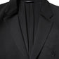 Dolce & Gabbana Black Single Breasted Men Coat Blazer Suit