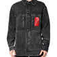 Dolce & Gabbana Black Logo Cotton Stretch Denim Jacket