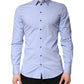 Dolce & Gabbana Light Blue Cotton SICILIA Dress Formal Shirt