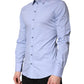 Dolce & Gabbana Light Blue Cotton SICILIA Dress Formal Shirt