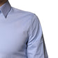 Dolce & Gabbana Light Blue Cotton SICILIA Dress Formal Shirt