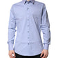 Dolce & Gabbana Light Blue Cotton SICILIA Dress Formal Shirt