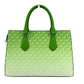 Michael Kors Sheila Medium Crossbody Satchel Purse Bag Jungle Green