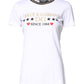 Dolce & Gabbana White Graphic Print Cotton Crew Neck T-shirt