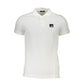 Cavalli Class White Cotton Men Polo Shirt