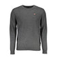 Napapijri Gray Wool Men Sweater Mens Sweater