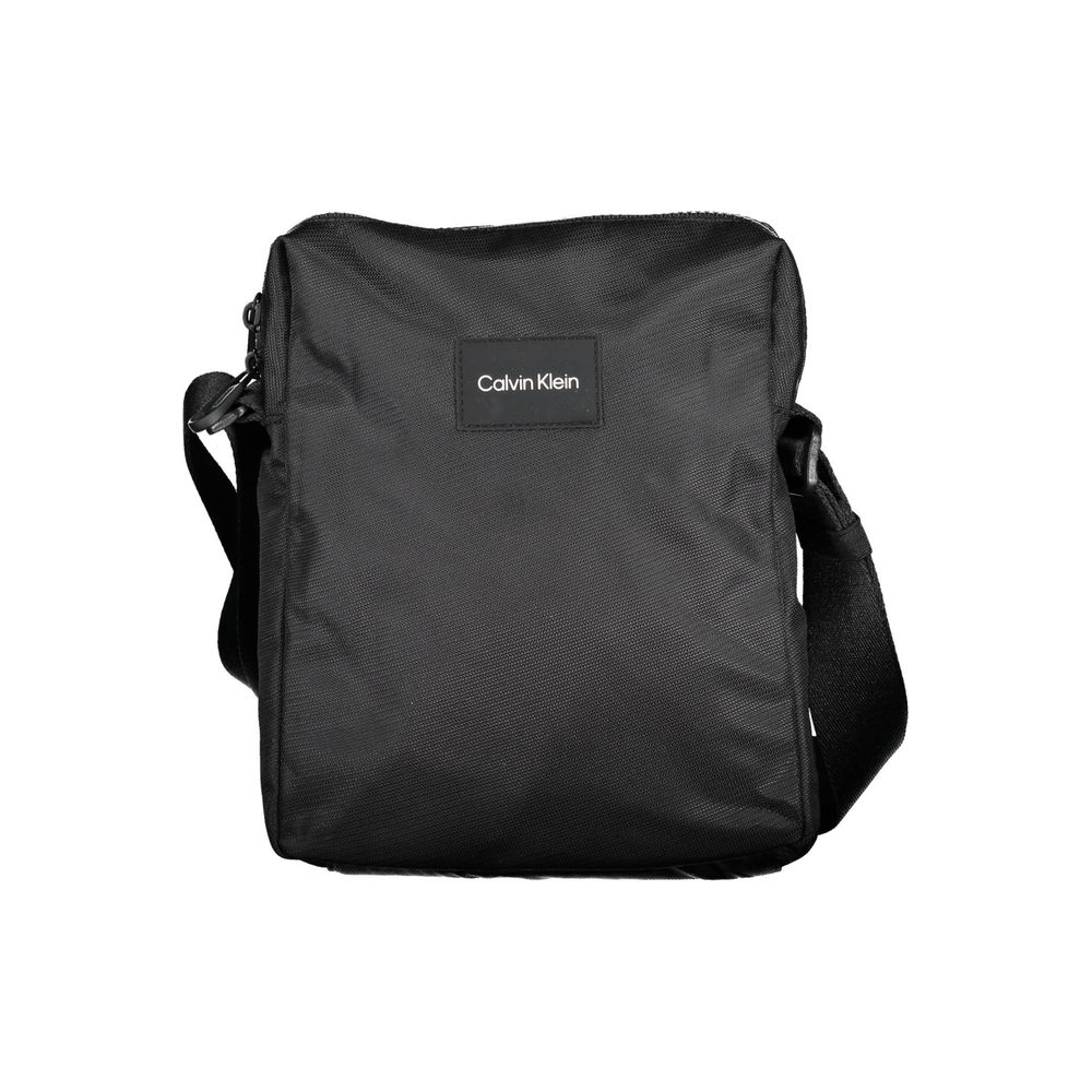 Calvin Klein "Black Polyester Mens Shoulder Bag" Mens Shoulder Bag