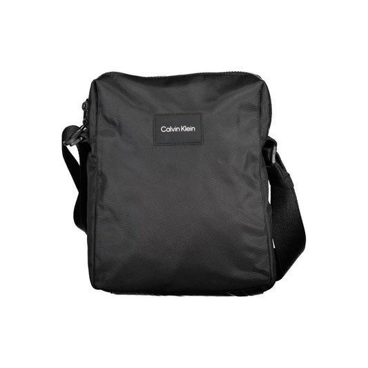 Calvin Klein "Black Polyester Mens Shoulder Bag" Mens Shoulder Bag